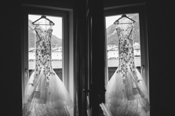 Traumhaftes Hochzeitskleid im Hotel Lisa Zimmer